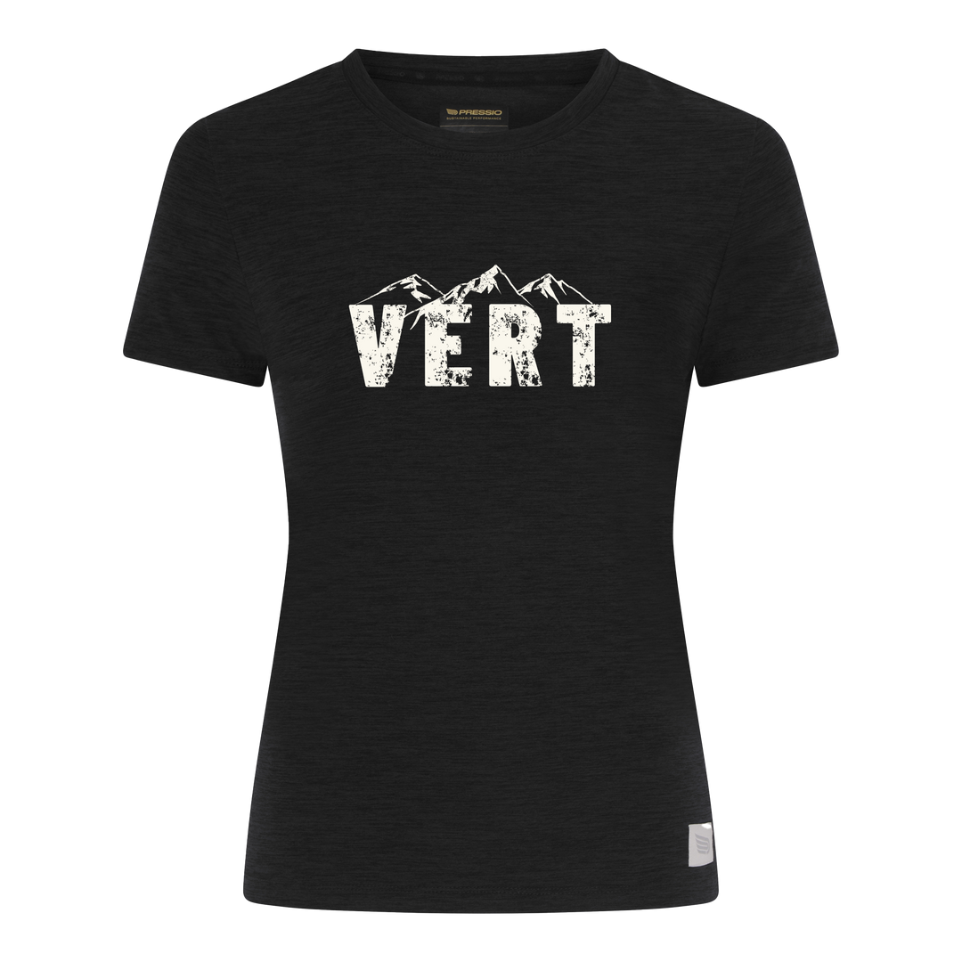 Women's "Vert" Ultra Soft Performance Tee Black