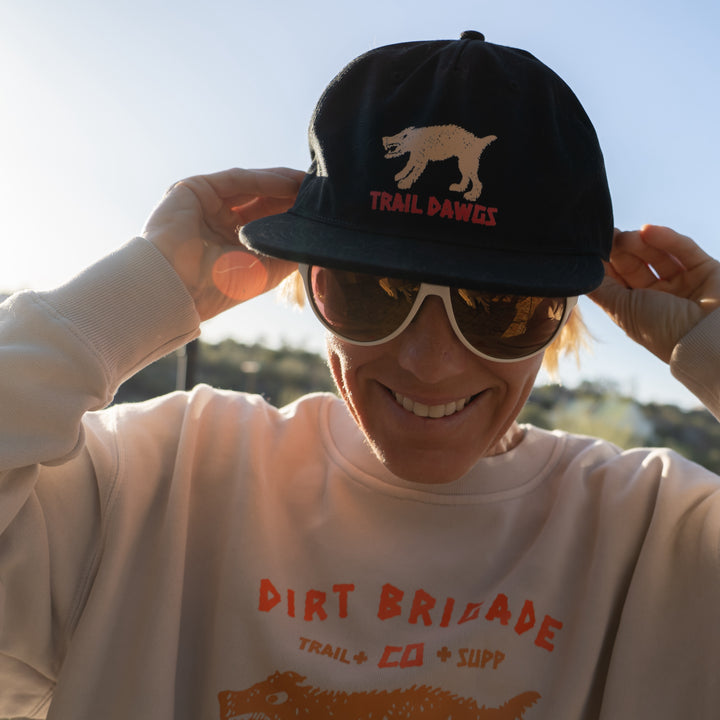 TRAIL DAWGS COTTON SURF CAP (BLACK)