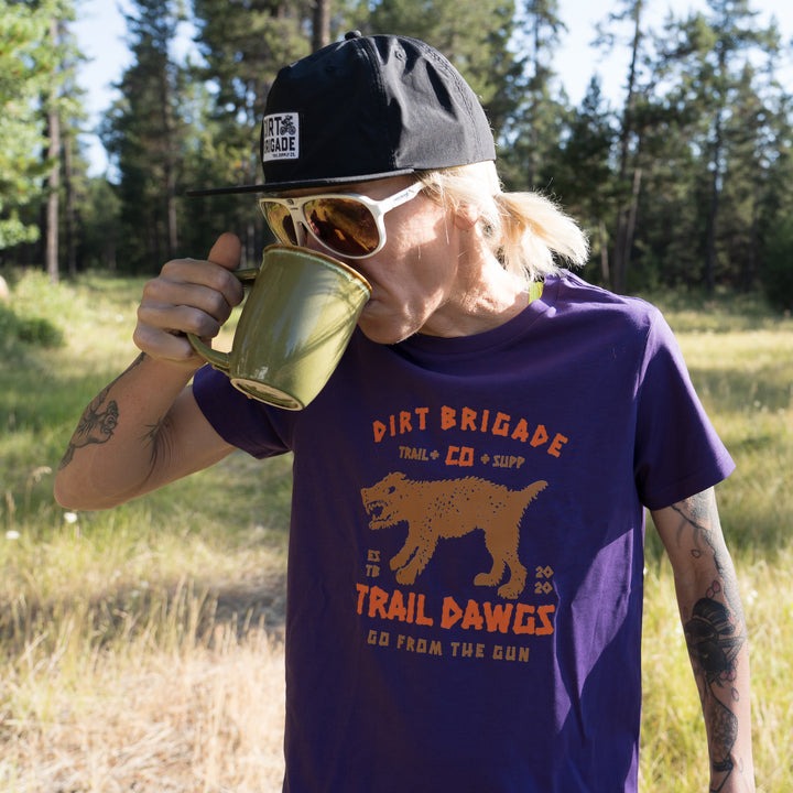 WOMEN'S TRAIL DAWGS SUMMER TEE (Purple)