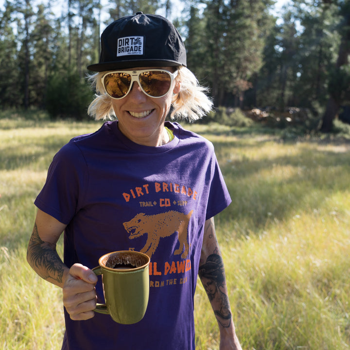 WOMEN'S TRAIL DAWGS SUMMER TEE (Purple)