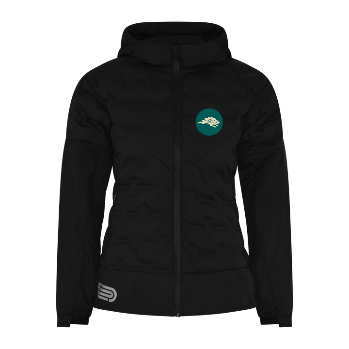 Women's Ride/Run Puffy Jacket (Emerald Circle Logo)