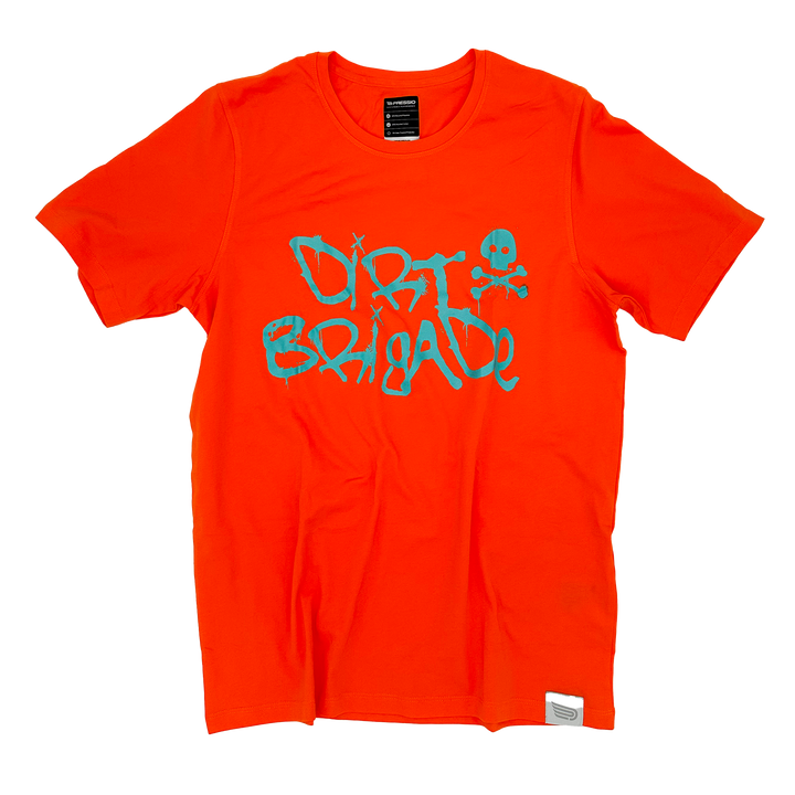 Men's 365 Echo Performance Signature Logo Tee (Neon Orange)