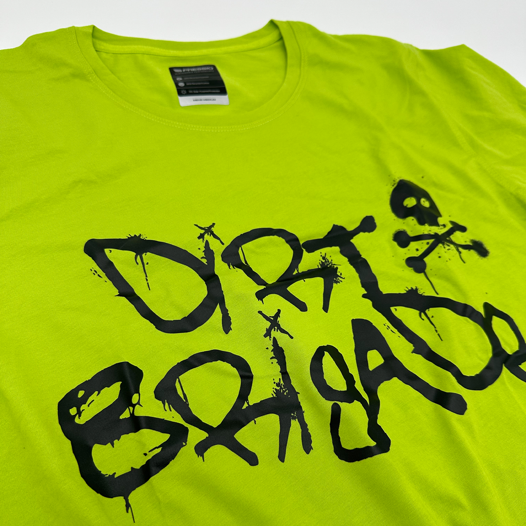 Men's 365 Echo Performance Signature Logo Tee (Neon Lime)