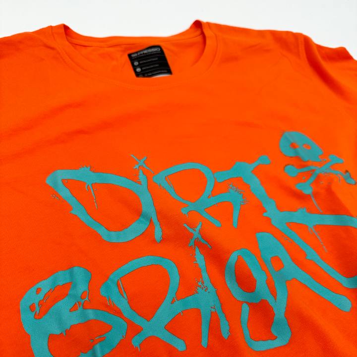 Men's 365 Echo Performance Signature Logo Tee (Neon Orange)