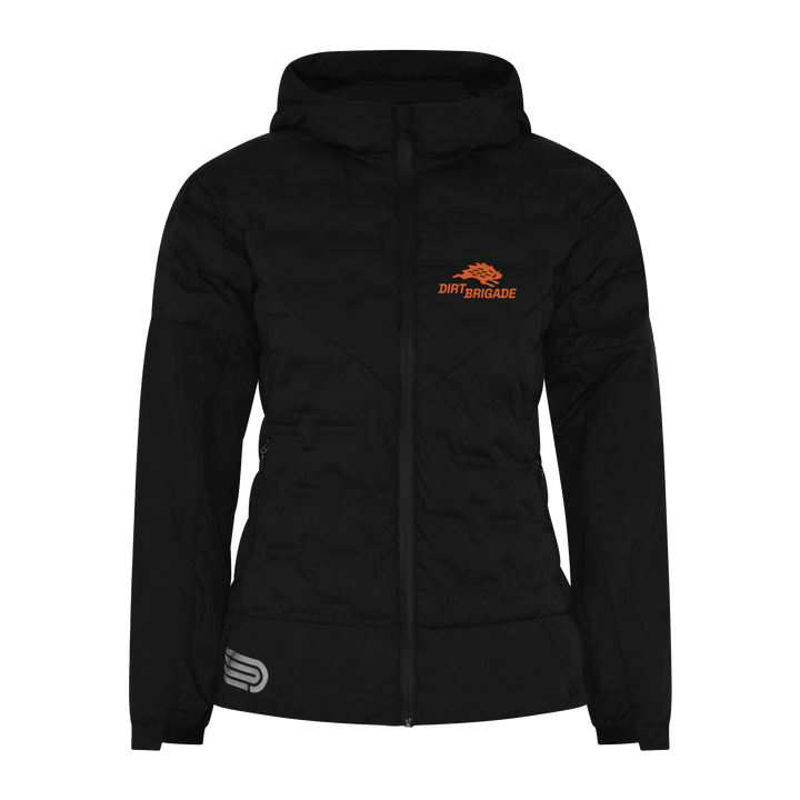Women's Ride/Run Puffy Jacket (Orange Logo)