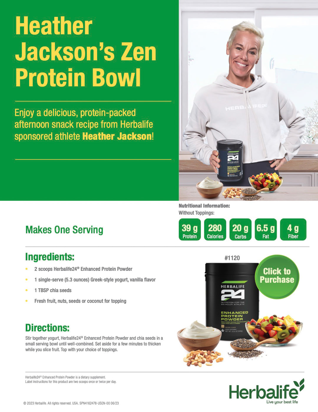 Zen Protein Bowl (FREE DOWNLOAD)