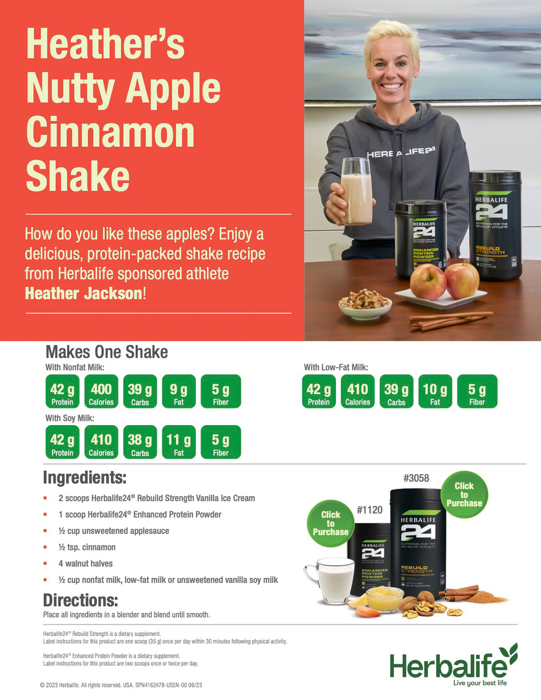 Nutty Apple Cinnamon Shake (FREE DOWNLOAD)