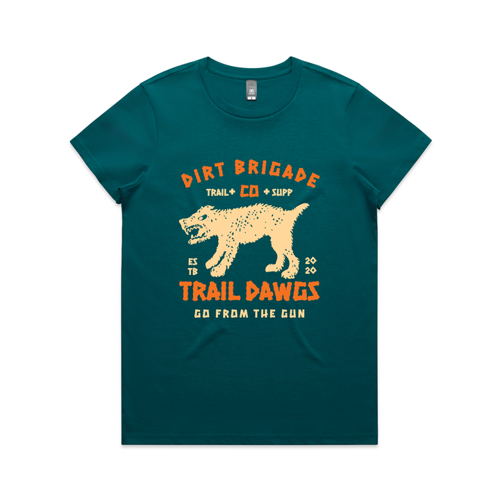 WOMEN'S TRAIL DAWGS SUMMER TEE (Atlantic)
