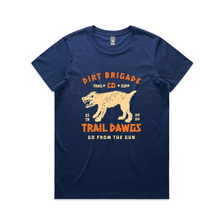 WOMEN'S TRAIL DAWGS SUMMER TEE (Cobalt)