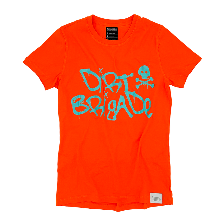 Women's 365 Echo Performance Signature Logo Tee (Neon Orange)