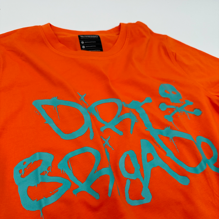 Women's 365 Echo Performance Signature Logo Tee (Neon Orange)