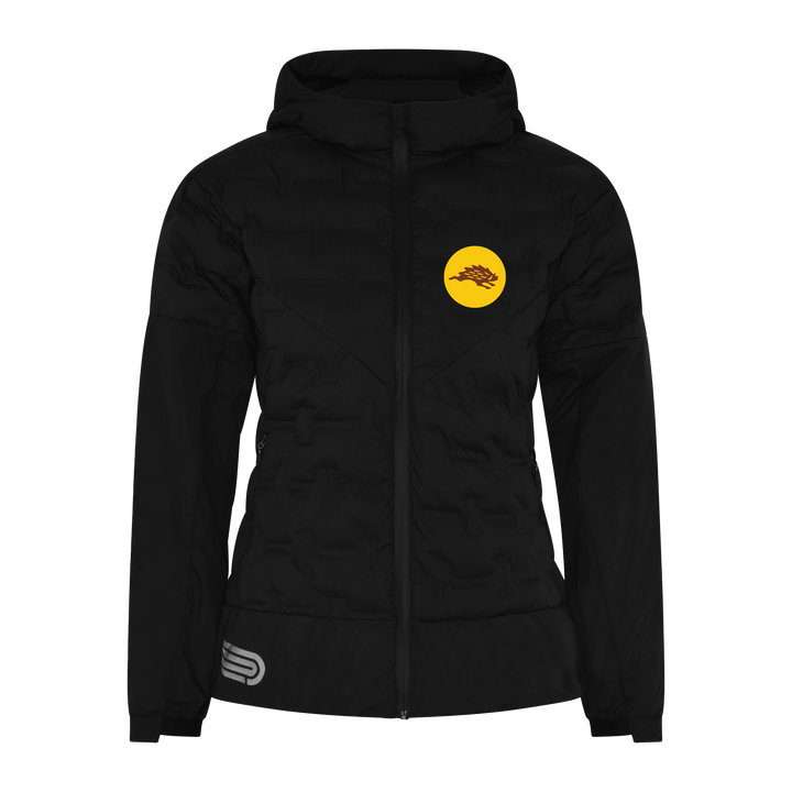 Women's Ride/Run Puffy Jacket (Yellow Circle Logo)