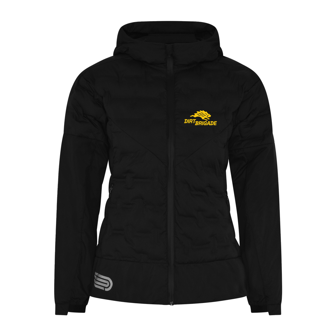 Women's Ride/Run Puffy Jacket (Yellow Logo)